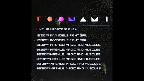 MARATHONS!!! November 25th, 2024 Toonami News Update