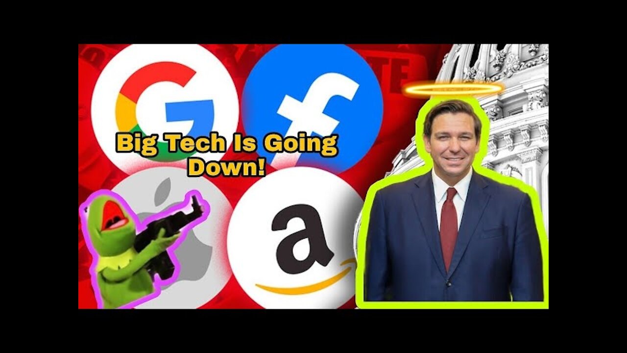 HISTORIC! FL Governor Ron DeSantis SIGNS Bill to Stop Big Tech Censorship of Floridians TODAY!