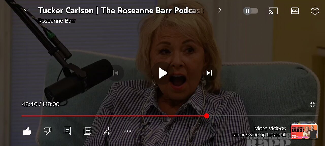 part 7 Roseanne podcast with Tucker Carlson