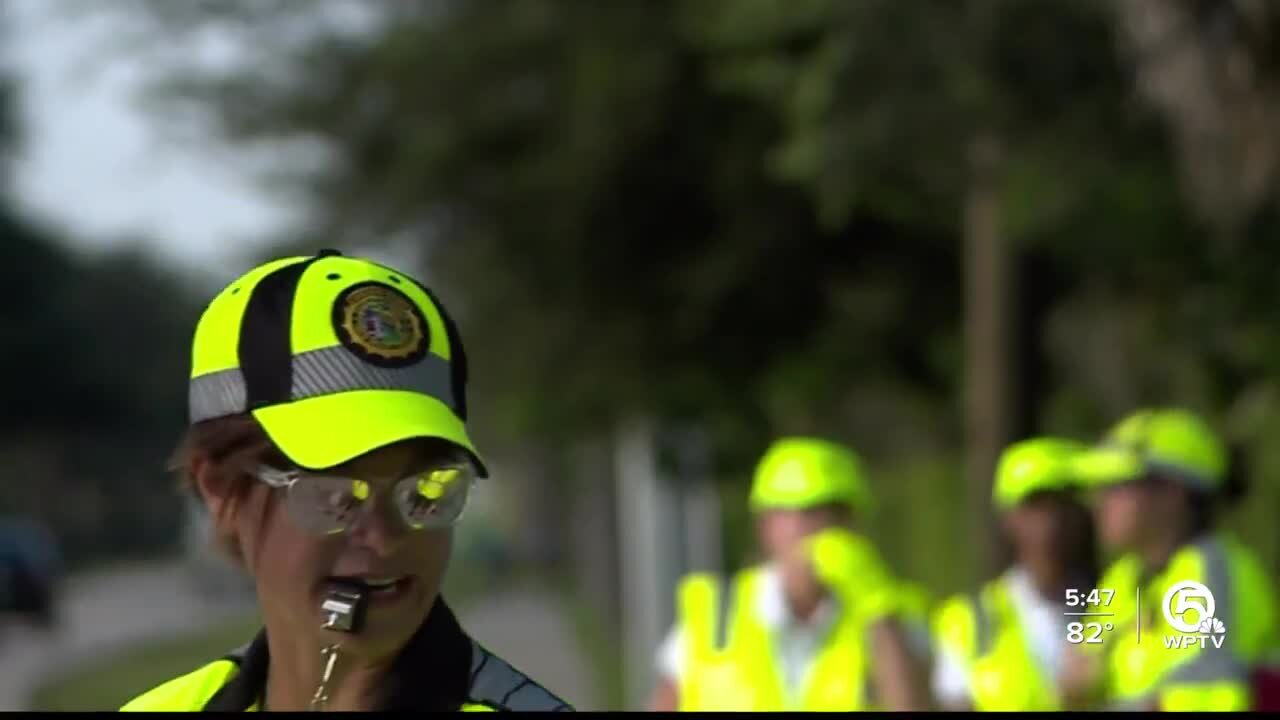 PBSO crossing guard field training