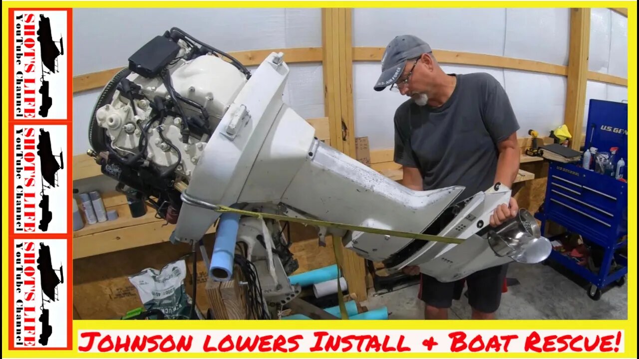 Lower Units back on Johnson 235s and Boat Rescue! EPS68 $10 Boat Shots Life