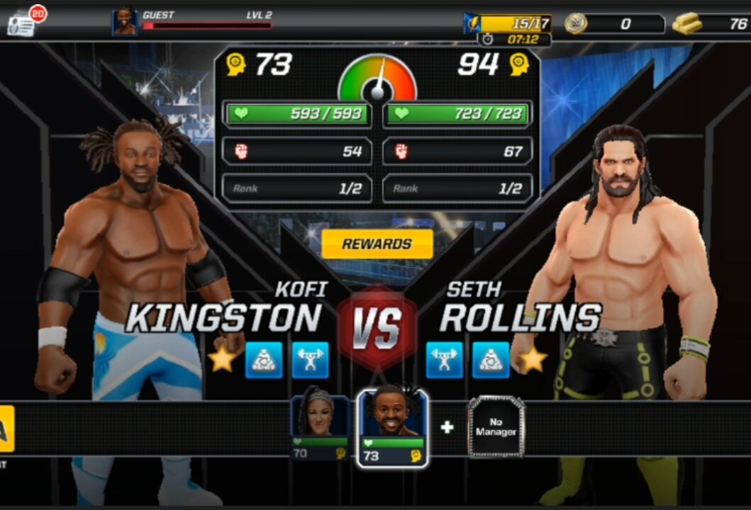 Kofi Kingston vs Seth Rollins