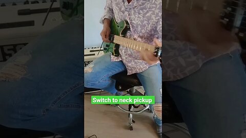 neck pickup overdrive HOTEL CALIFORNIA SOLO 1 EVH Wolfgang Standard Guitar 5150 Iconic Amp #shorts