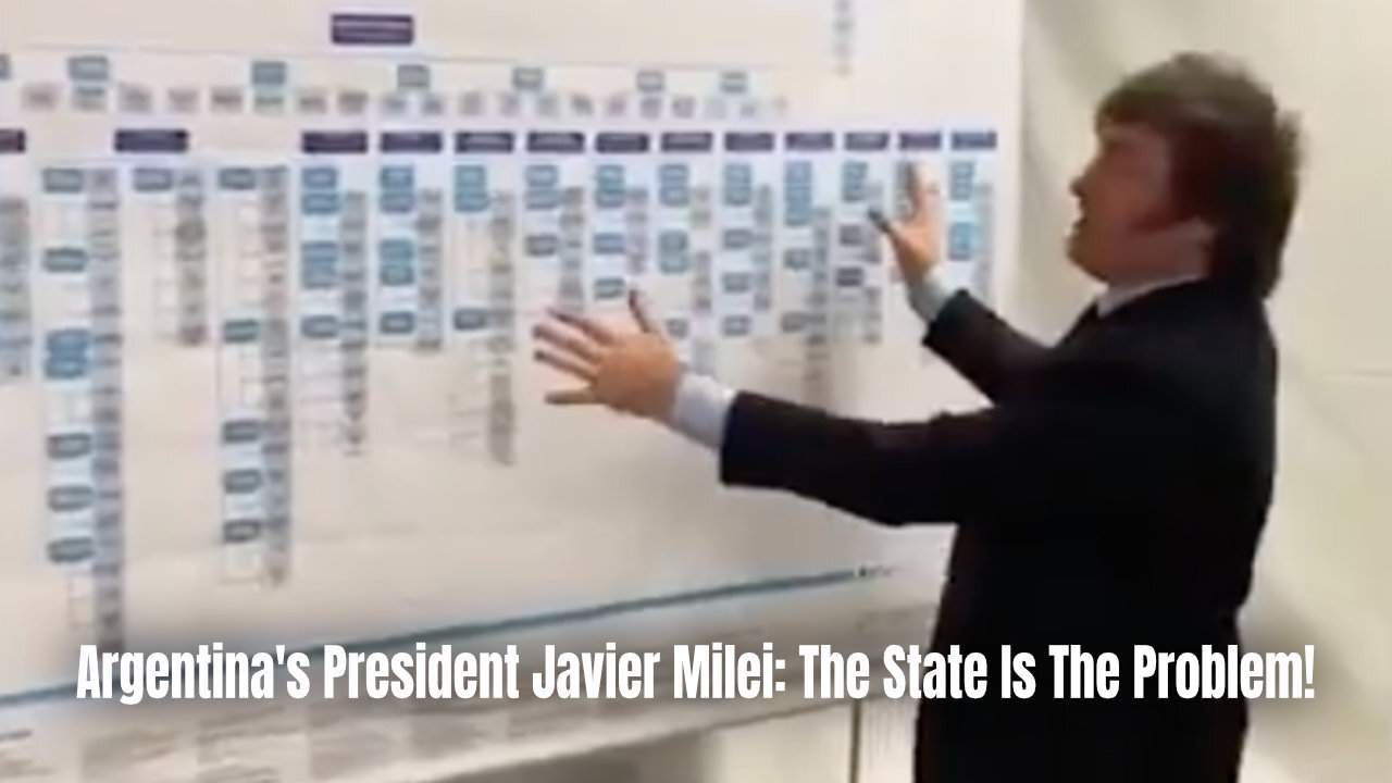 Argentina's President Javier Milei: The State Is The Problem!