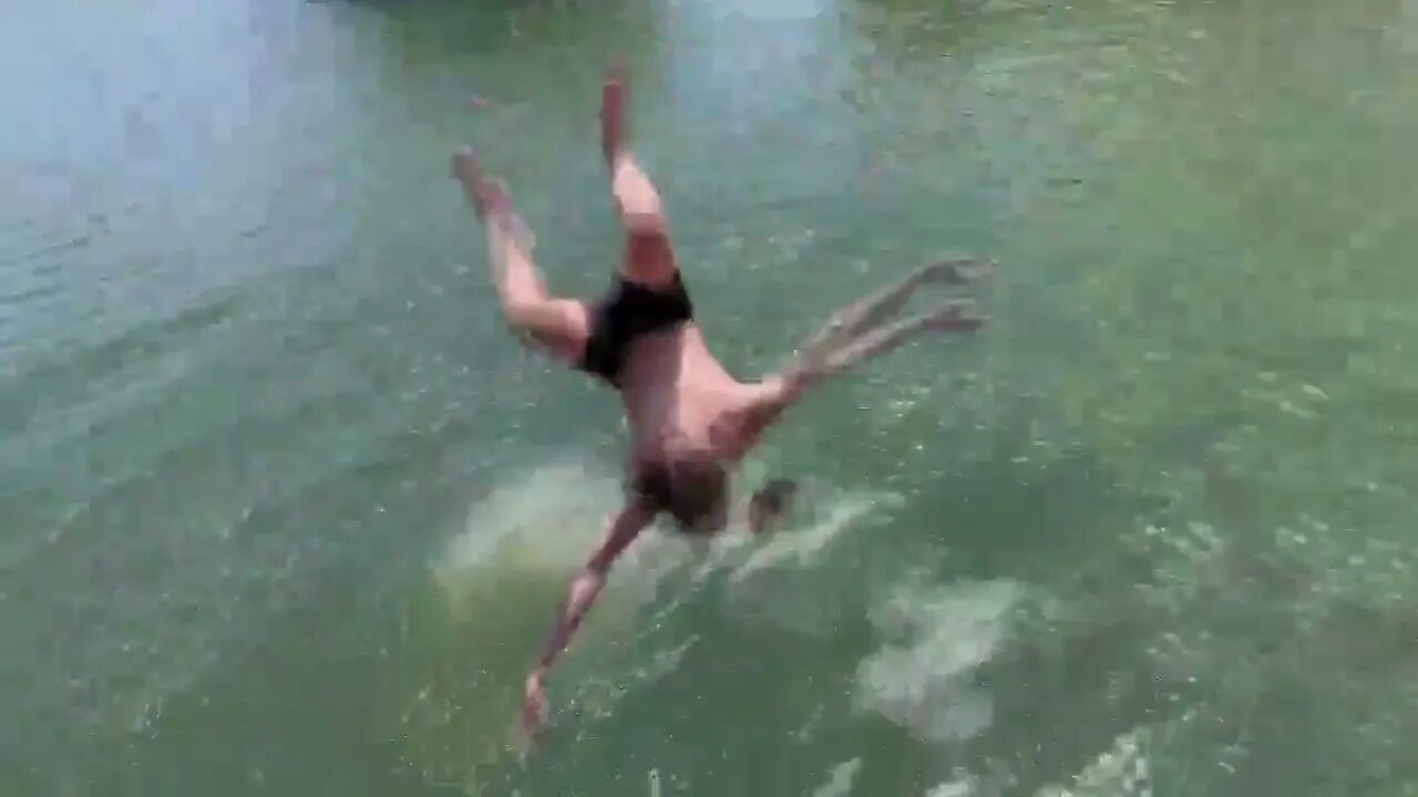 JUMPING INTO SMITH LAKE, ALABAMA