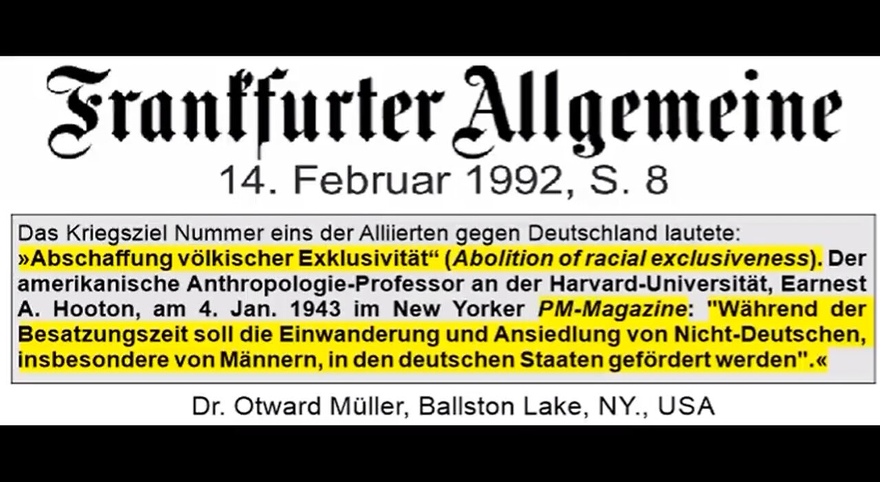 Deutschland soll vernichtet werden