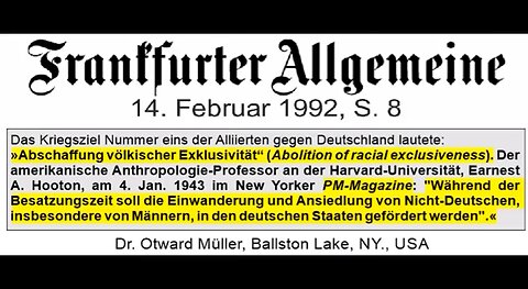 Deutschland soll vernichtet werden