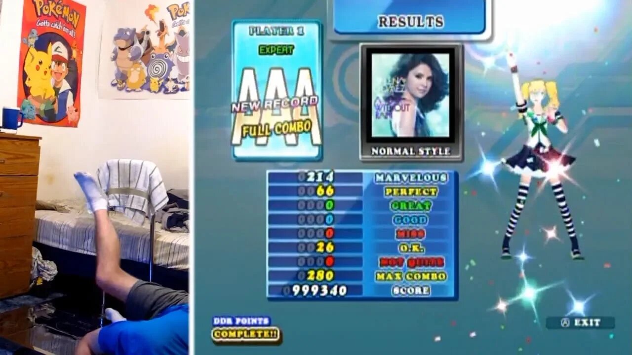 DanceDanceRevolution II - A Year Without Rain - Expert, AAA-Rank Perfect Full Combo!