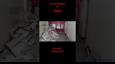 the Adventures of D4v3. exploring an abandoned school. #parkour #storrorarmy #urbanexploring