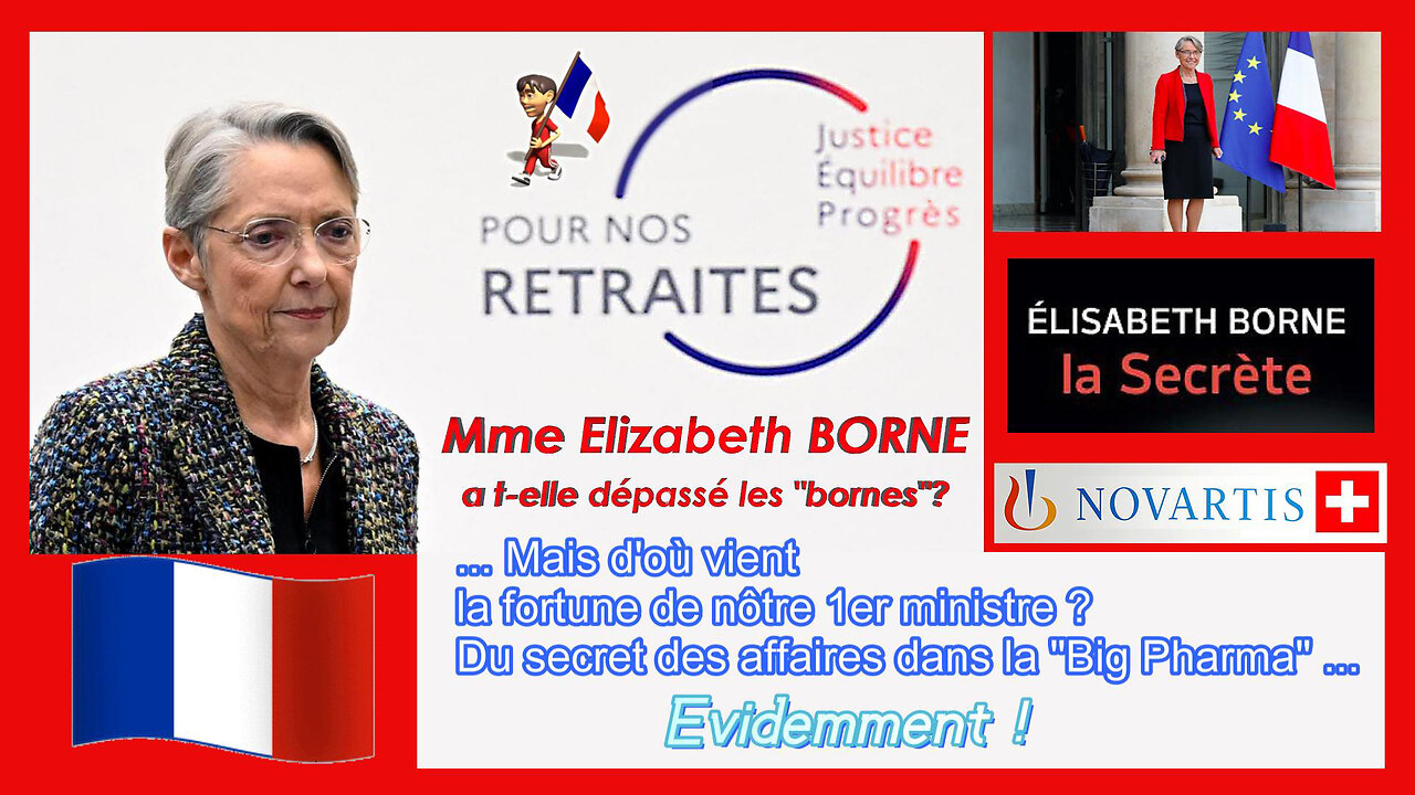 Elizabeth BORNE et sa famille empoisonnent puis s'enrichissent grâce à Novartis en Suisse ! (Hd 1080)