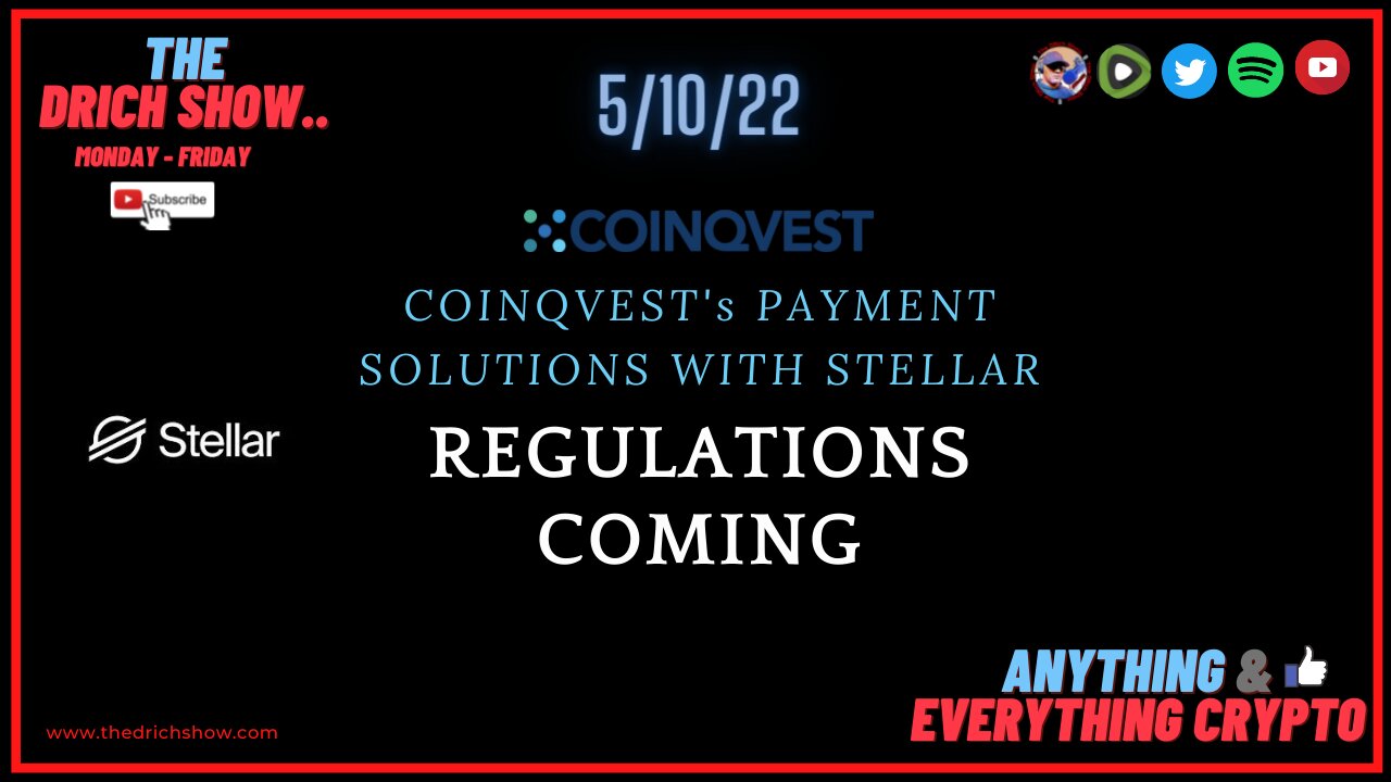 COINQVEST's PAYMENT SOLUTIONS WITH STELLAR - REGULATIONS COMING