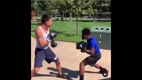 😱street fight 7 😱 boy knocks other boy unconscious with a combo 🥊😱