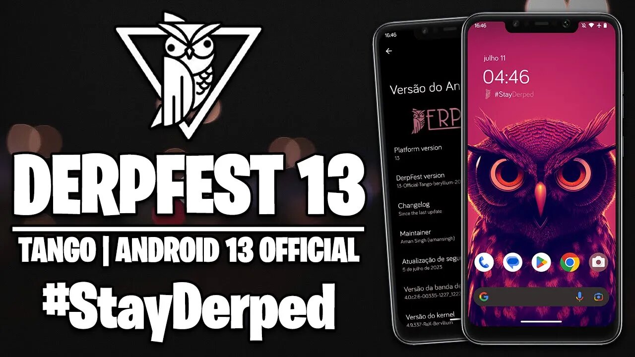 DERPFEST TANGO ANDROID 13 | ESTABILIDADE E DESEMPENHO!