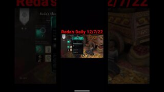 Reda’s Daily 12/7/22