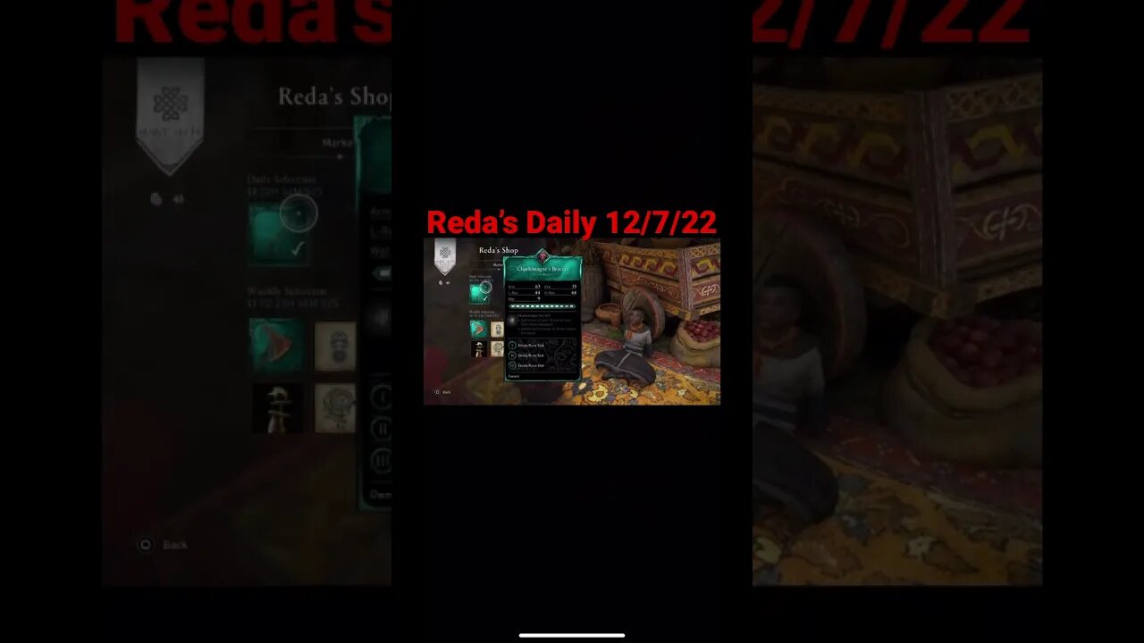 Reda’s Daily 12/7/22