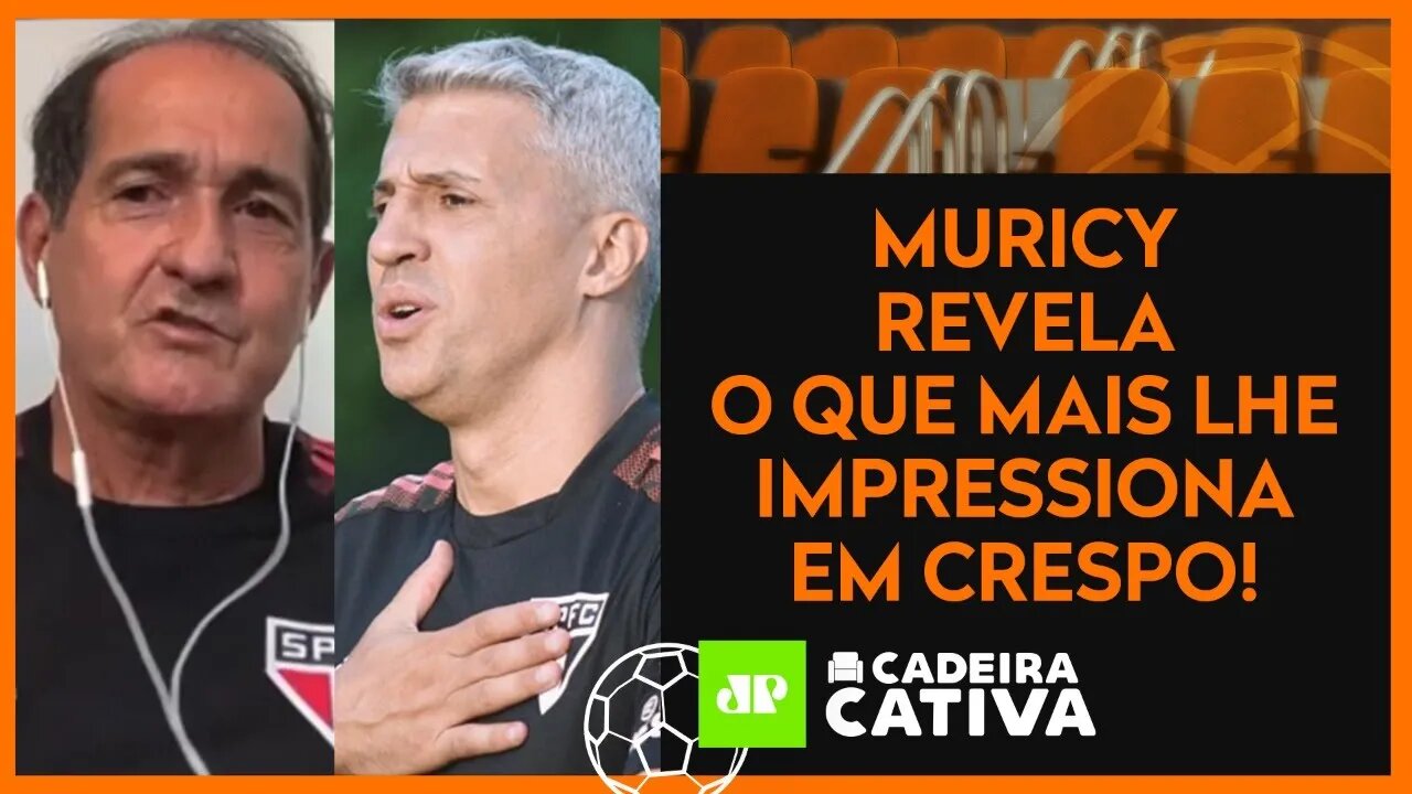 "É INCRÍVEL! O que mais me CHAMA A ATENÇÃO no Crespo é..." Muricy DÁ AULA!