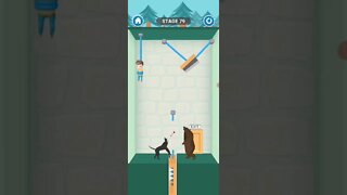 rescue cut rope puzzle 😎 #shorts