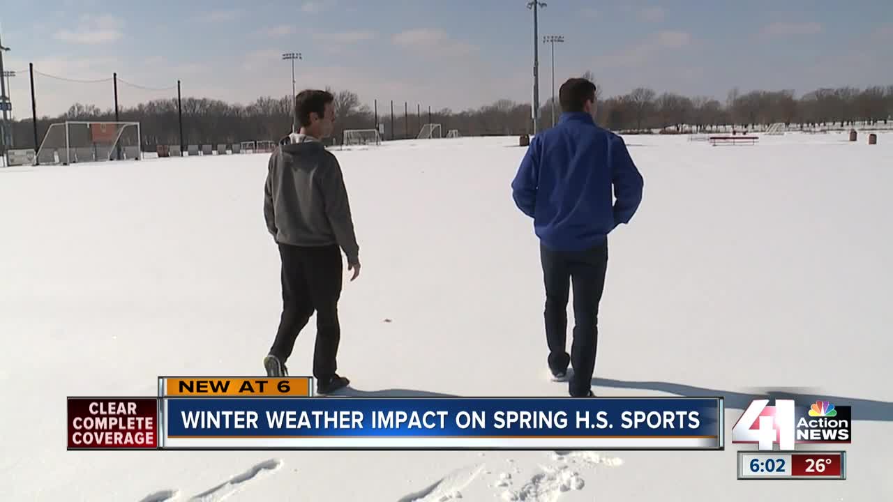 Winter weather impact on Spring high school sports