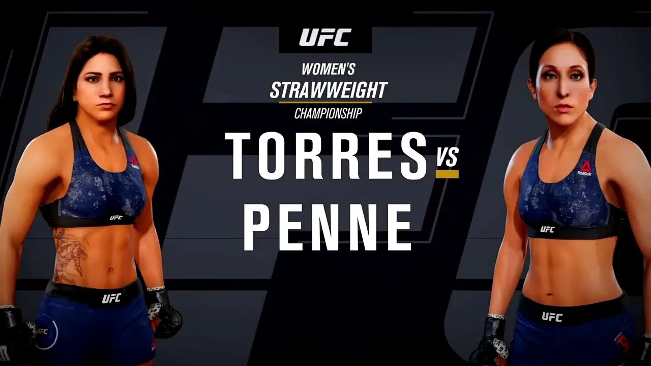 EA Sports UFC 3 Gameplay Jessica Penne vs Tecia Torres