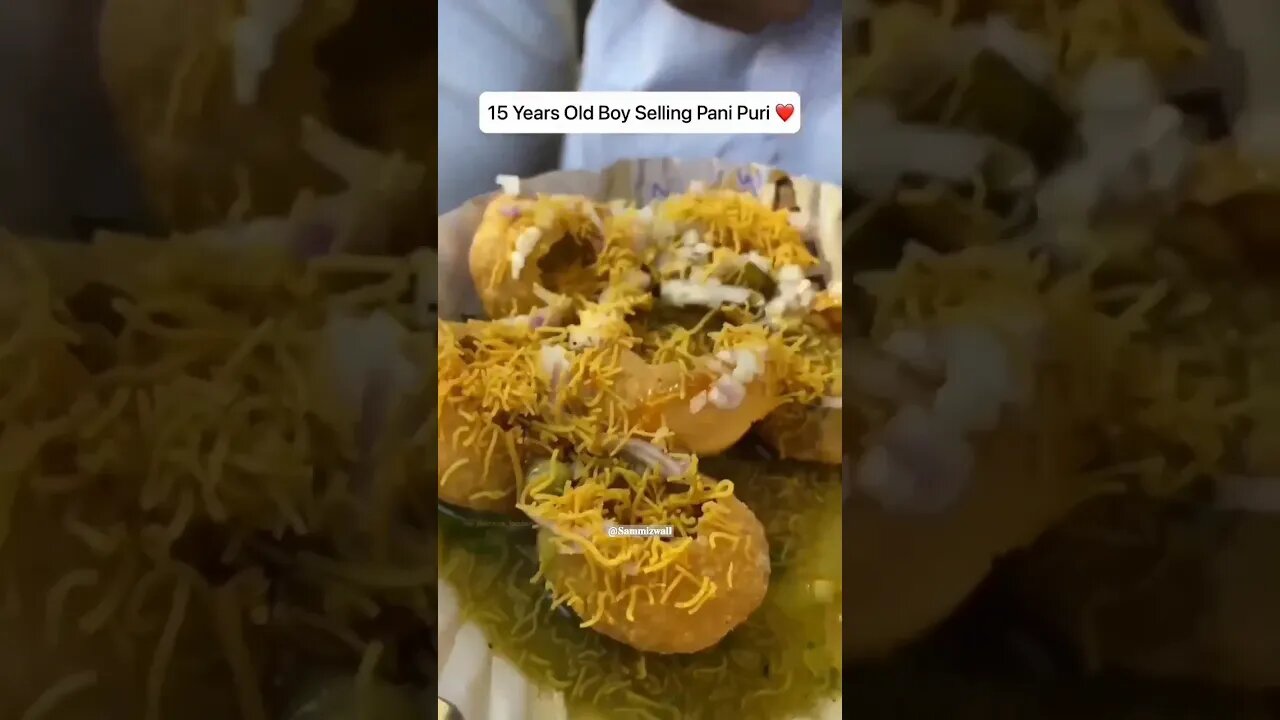 𝐏𝐚𝐧𝐢-𝐏𝐮𝐫𝐢 😋🥙 #shorts #foodvlog #sammizwall