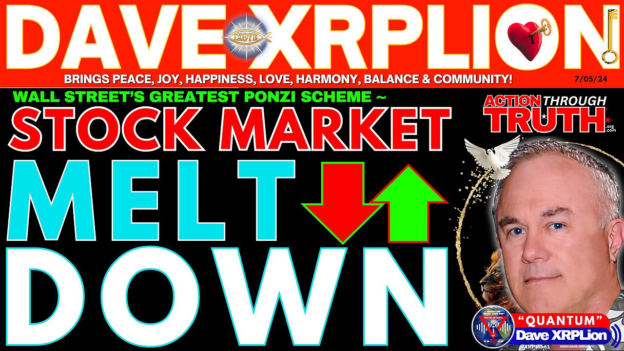 Dave XRPLion-XRPLion1 STOCK MARKET MELT DOWN WALL ST PONZI SCHEME MUST WATCH TRUMP NEWS