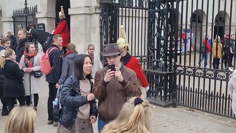 Make way for the kings guard #horseguardsparade