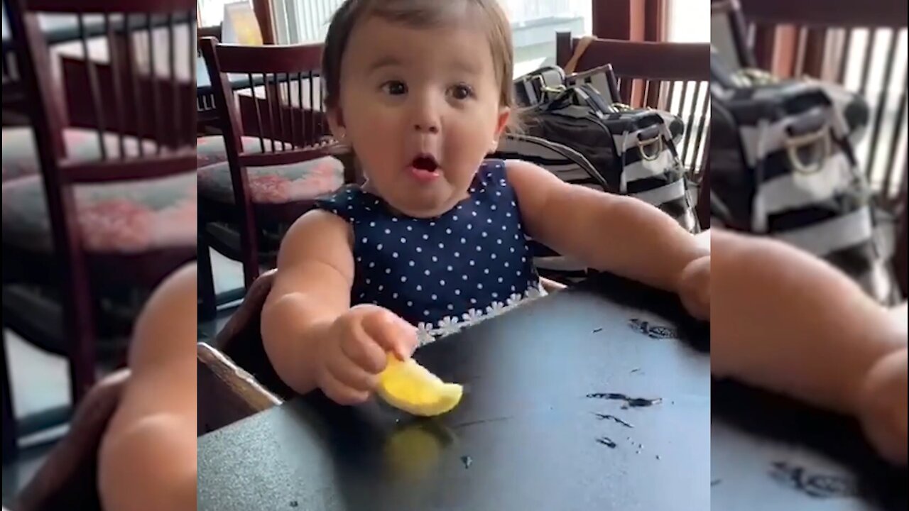 Babies Eating Lemons for the First Time / Funny Babies :)