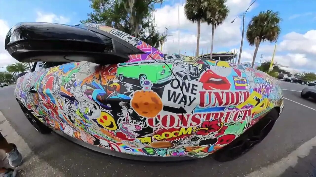 Mustang CRAZY WRAP - Old Town - Kissimmee, Florida #mustang #insta360