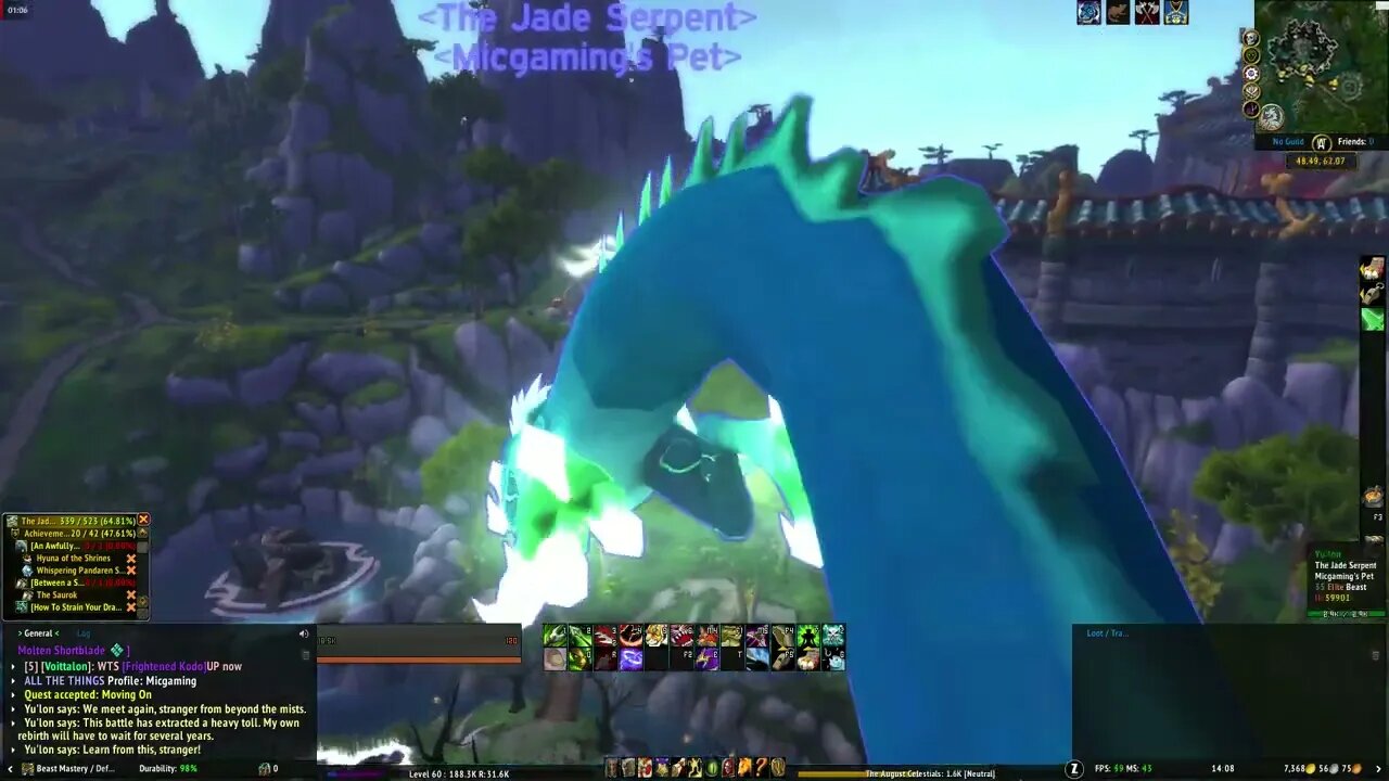 World of Warcraft Mists of Pandaria Moving On
