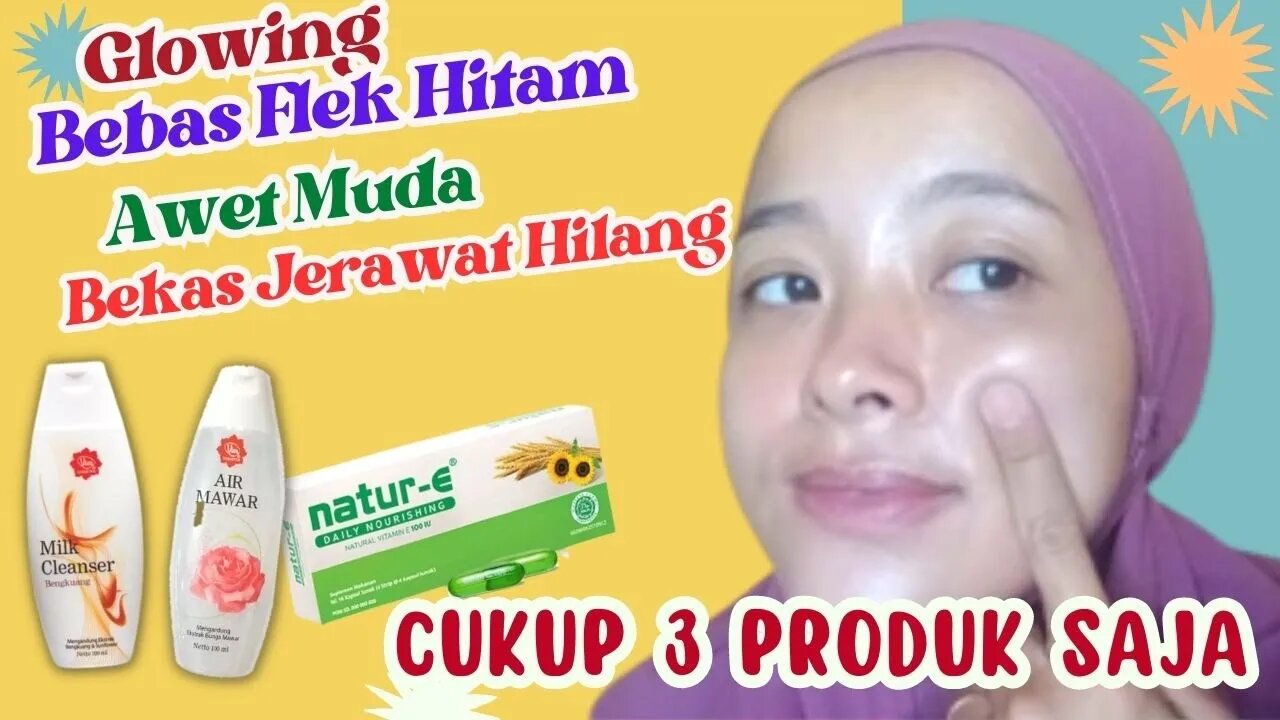 CUKUP 3 PRODUK SAJA BISA HILANGKAN BEKAS JERAWAT DAN FLEK HITAM ! BONUS KULIT WAJAH JADI GLOWING