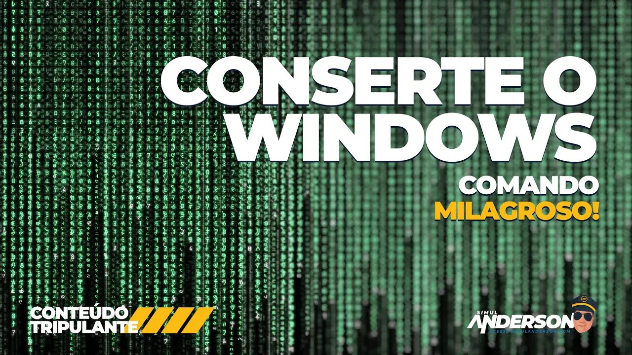 Conserte a Integridade do seu Windows!