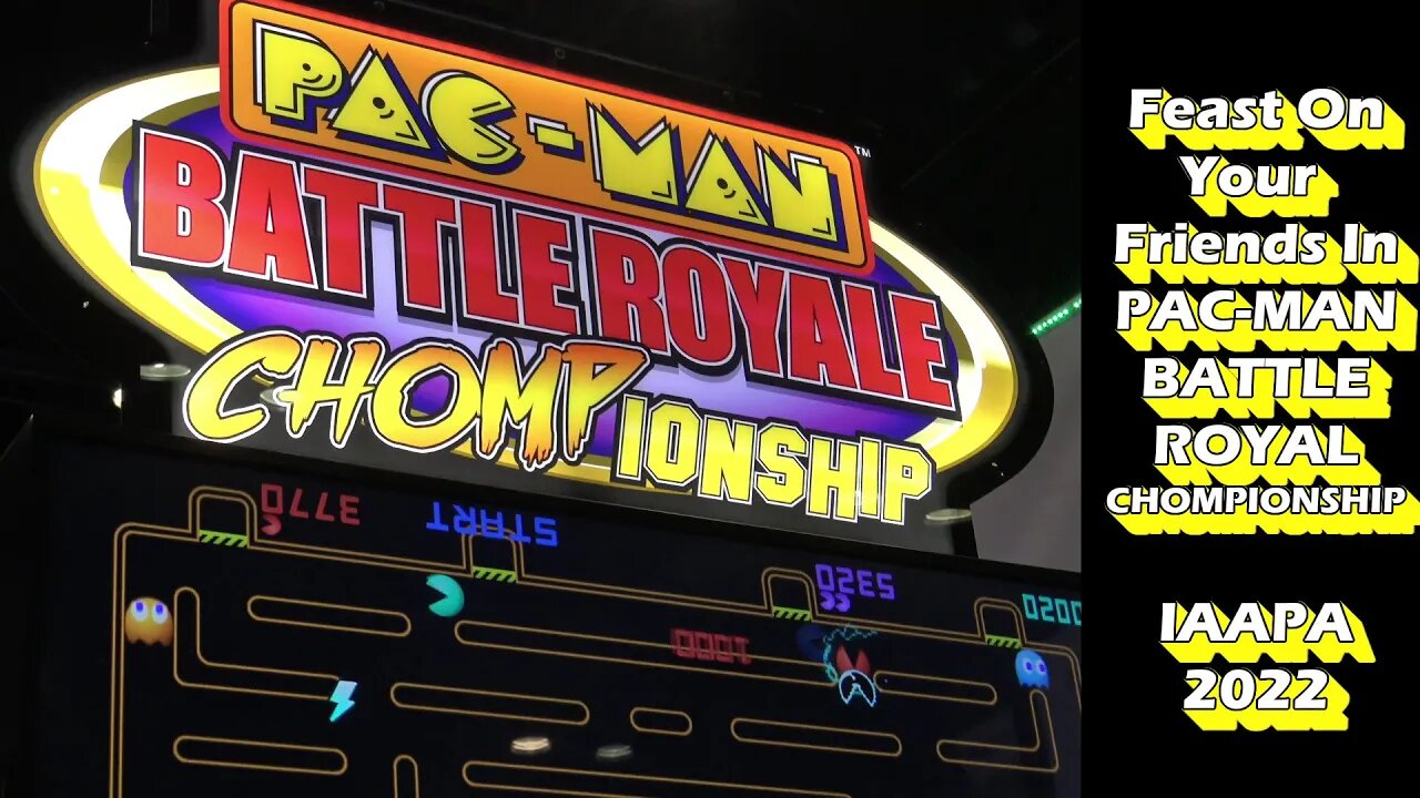 The Ultimate Pac Battle Unfolds In Pac-Man Battle Royale Chompionship DX [IAAPA 2022]