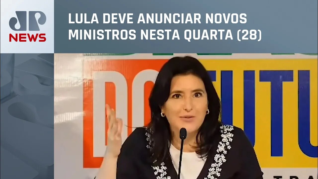 Tebet recebe organograma do Ministério do Planejamento de Lula