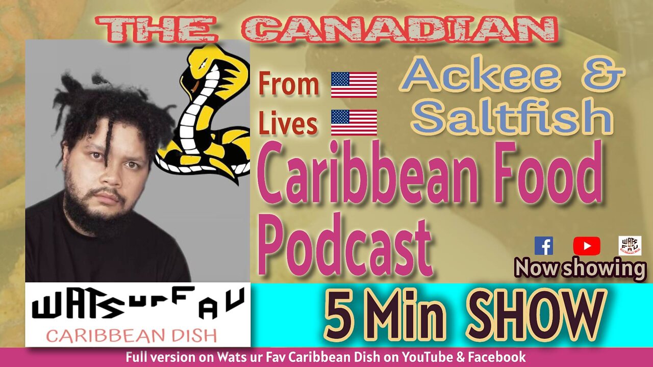 THE CANADIAN, a fighter from USA loves Ackee & Saltfish