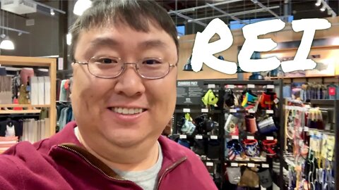 Shopping at REI Co-Op