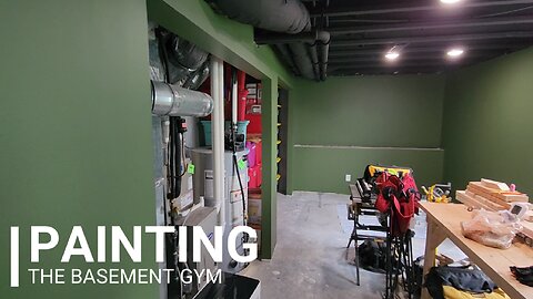 Building a Basement GYM Series (Painting)