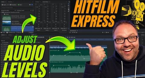 How to Adjust Audio Levels in Hitfilm Express