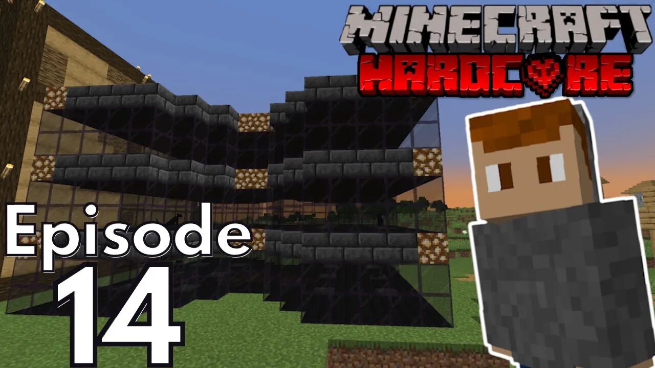 Hardcore Minecraft : Ep14 "Glass Creeper Farm"