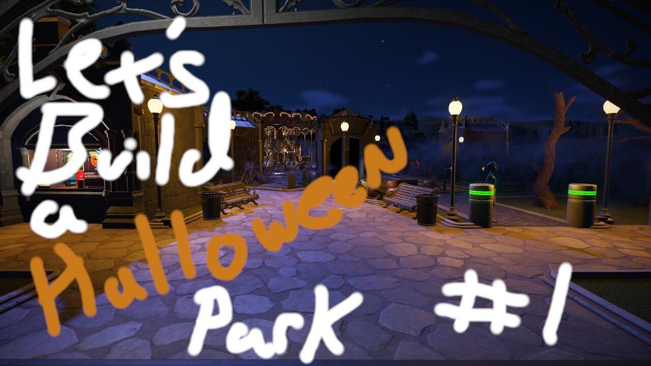 Lets Build a Halloween Park (Planet Coaster)