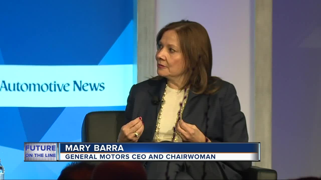 General Motors CEO Mary Barra holding private meetings