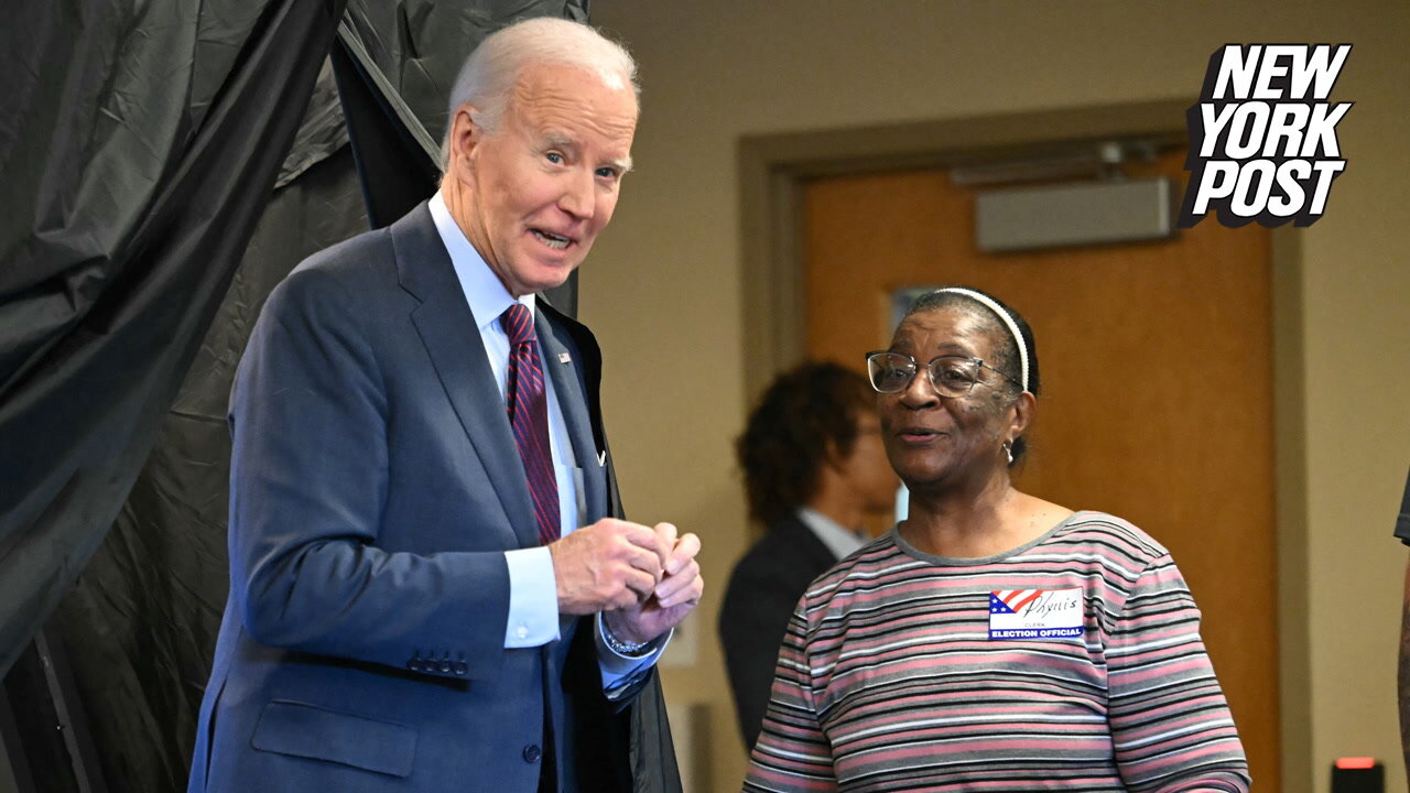 Joe Biden Seems Confused As He Casts His Vote In Delaware