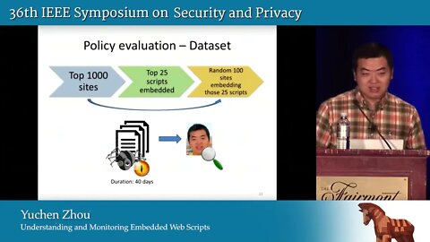 Understanding and Monitoring Embedded Web Scripts