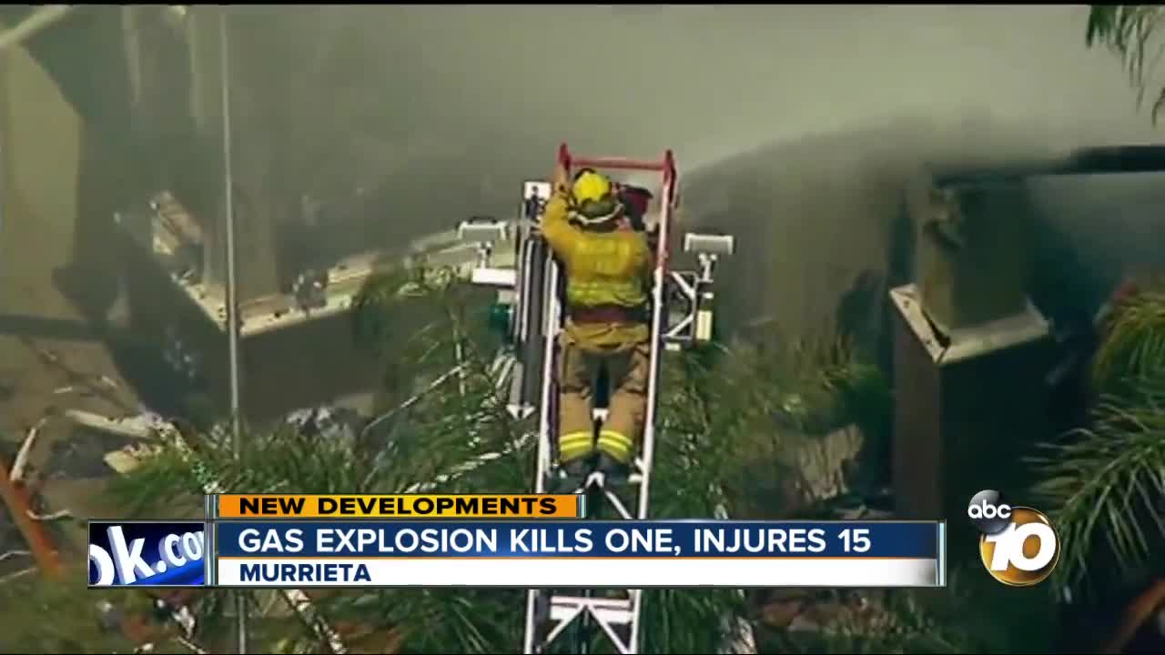 Murrieta gas explosion kills one, injures 15