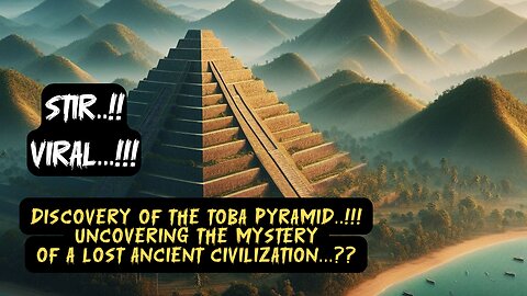 Stir! Viral!! Toba Pyramid, Older than Mount Padang.?? Evidence of a Lost Ancient Civilization??