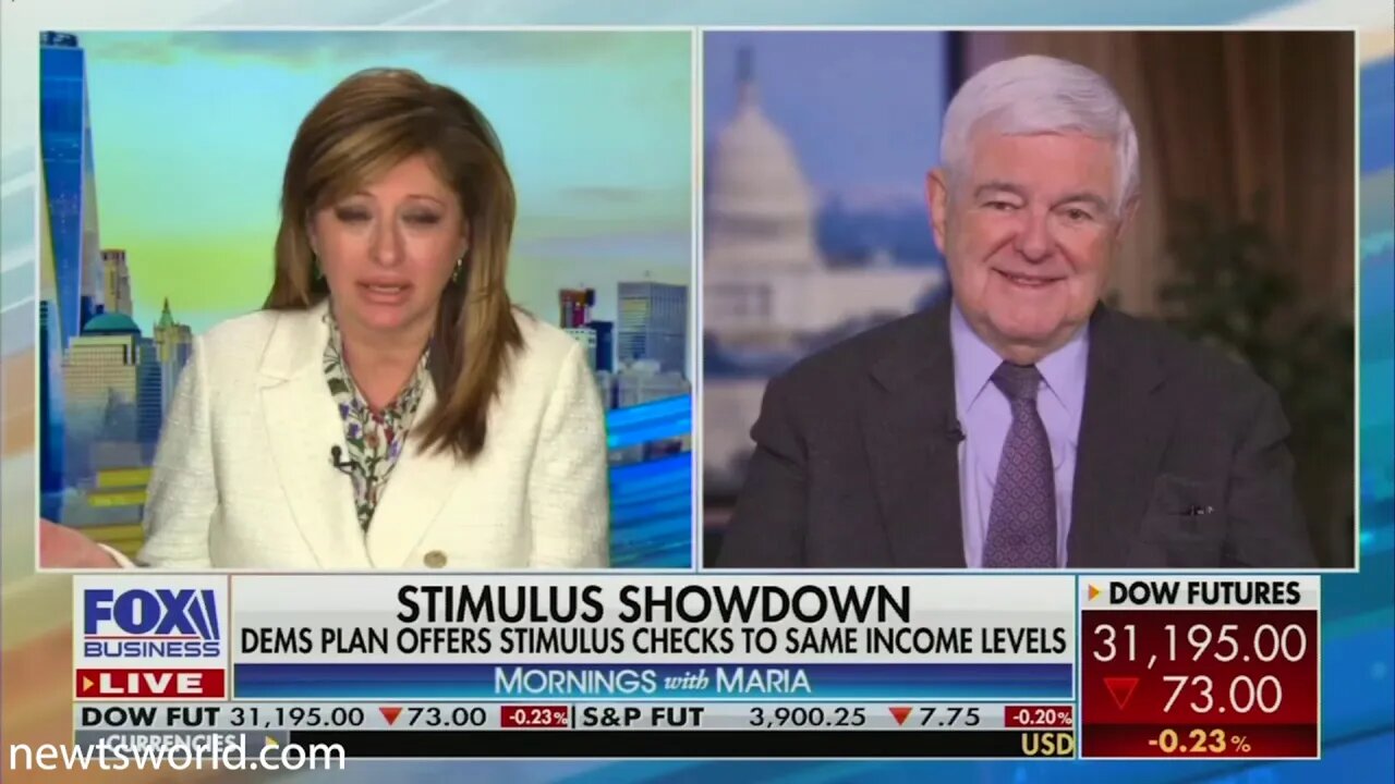 Newt Gingrich on Fox Business Network's Mornings with Maria | February 9, 2021