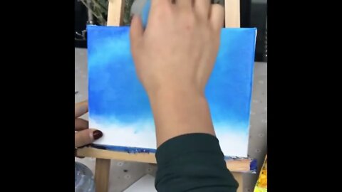 How to paint Snow scene