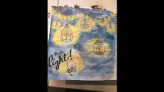 Let's Bible Journal Matthew 5 (from Lovely Lavender Wishes)