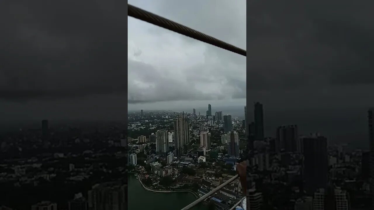 Lotus Tower Colombo Top floor view