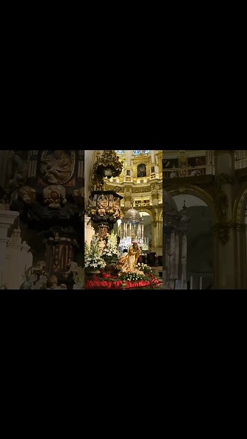 Inside Cathedral at Granada Built in the 1500's