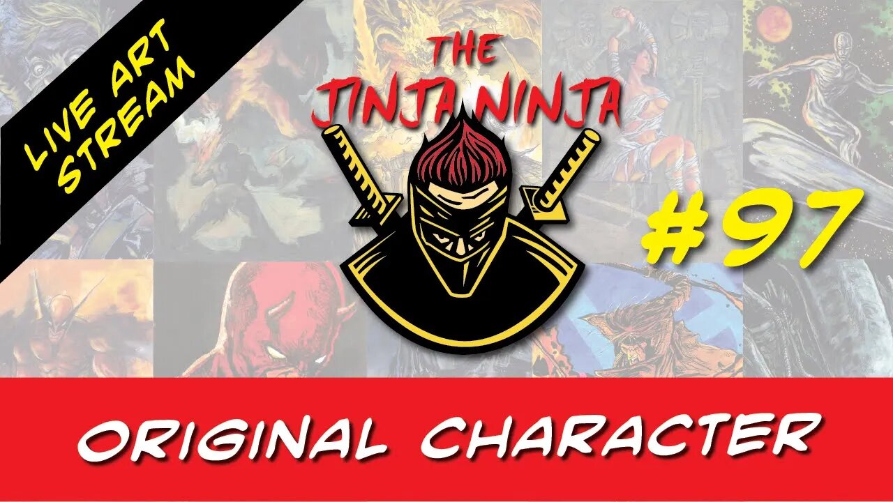 The Jinja Ninja Live Art Stream #97 Original Character